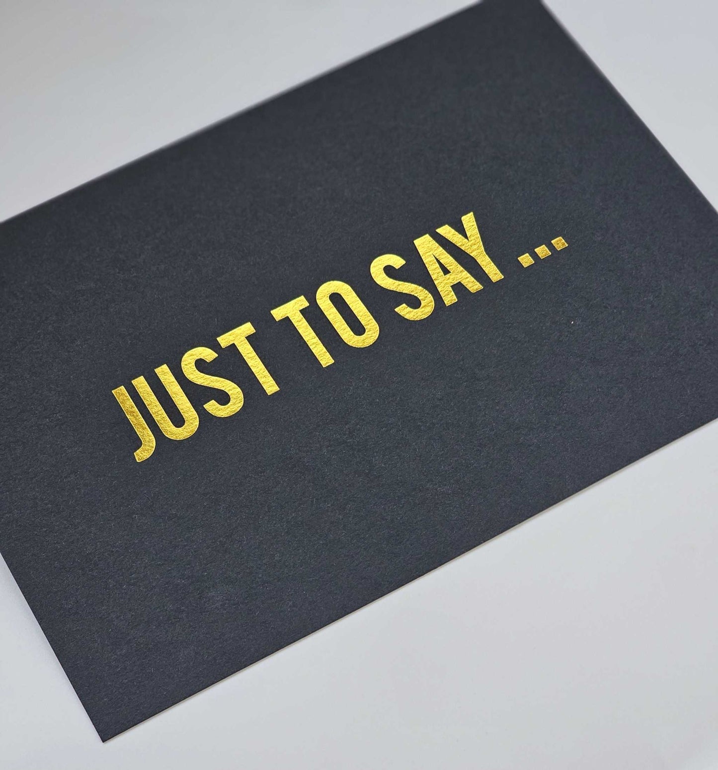 Handwritten Card